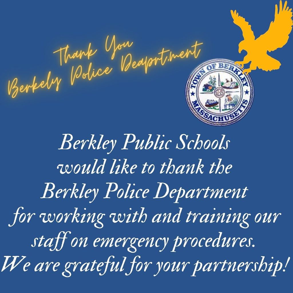Thank you Berkley Police Department